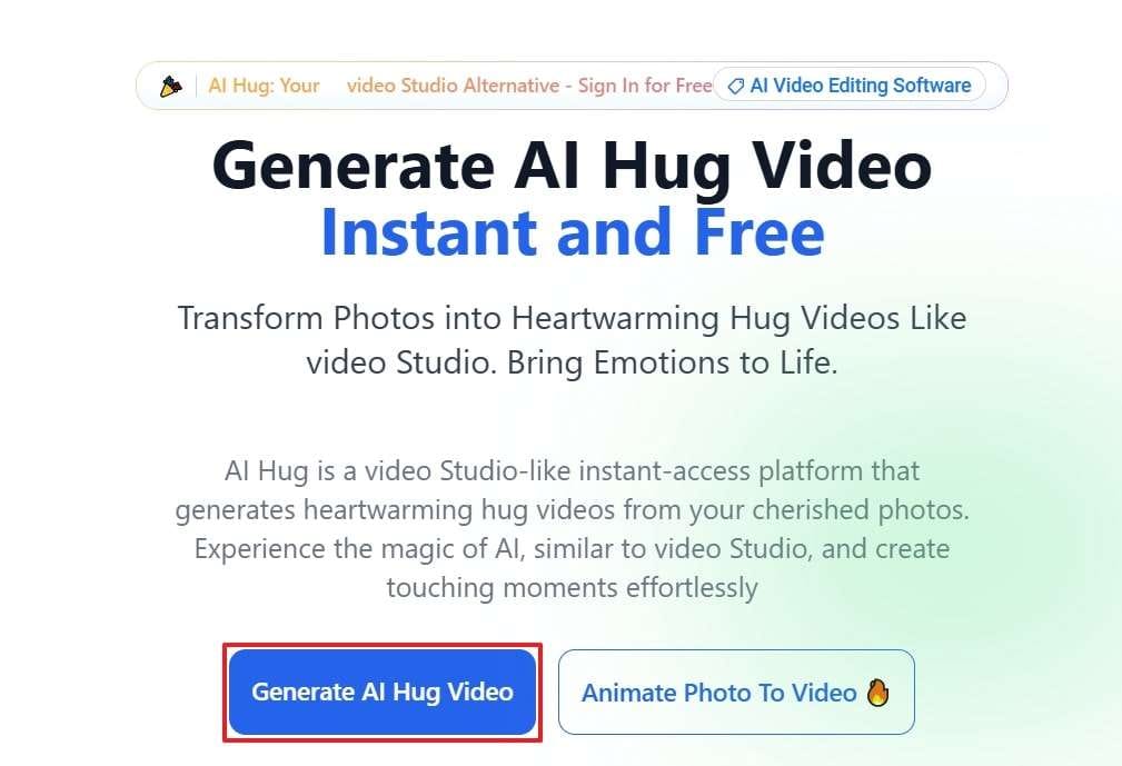  start generating video in ai hug 