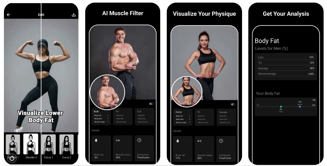 gigabody ai muscle filter tool