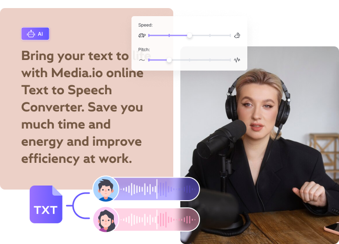 ai voice generator banner