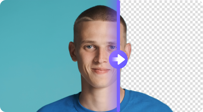 background remover before vs after