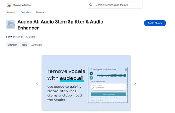 audeo ai audio enhancer