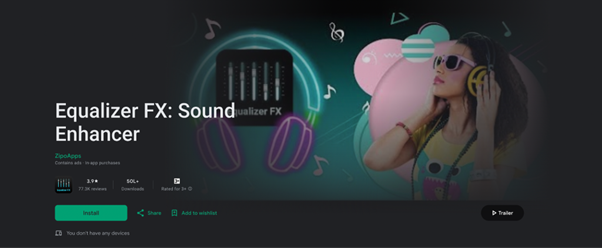 equalizer fx ai audio enhancer
