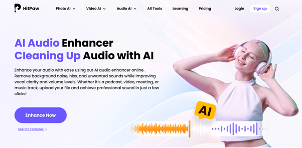 hitpaw ai audio enhancer