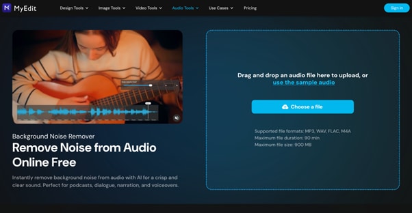 myedit background voice remover
