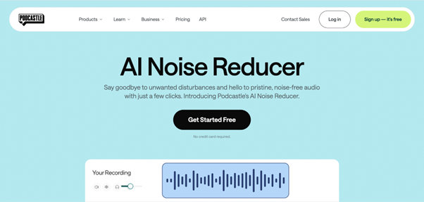 podcastle background voice remover