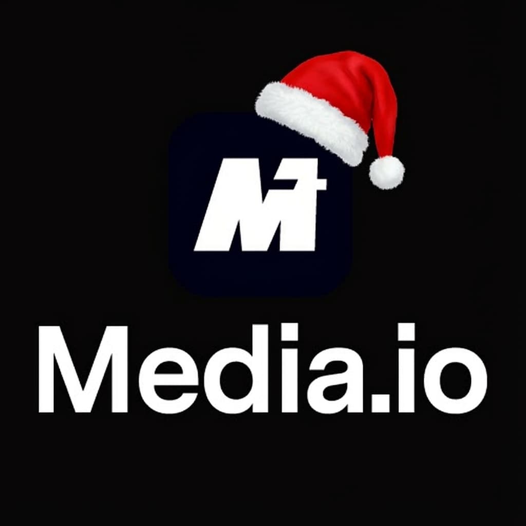 Add Santa hat to logo with AI