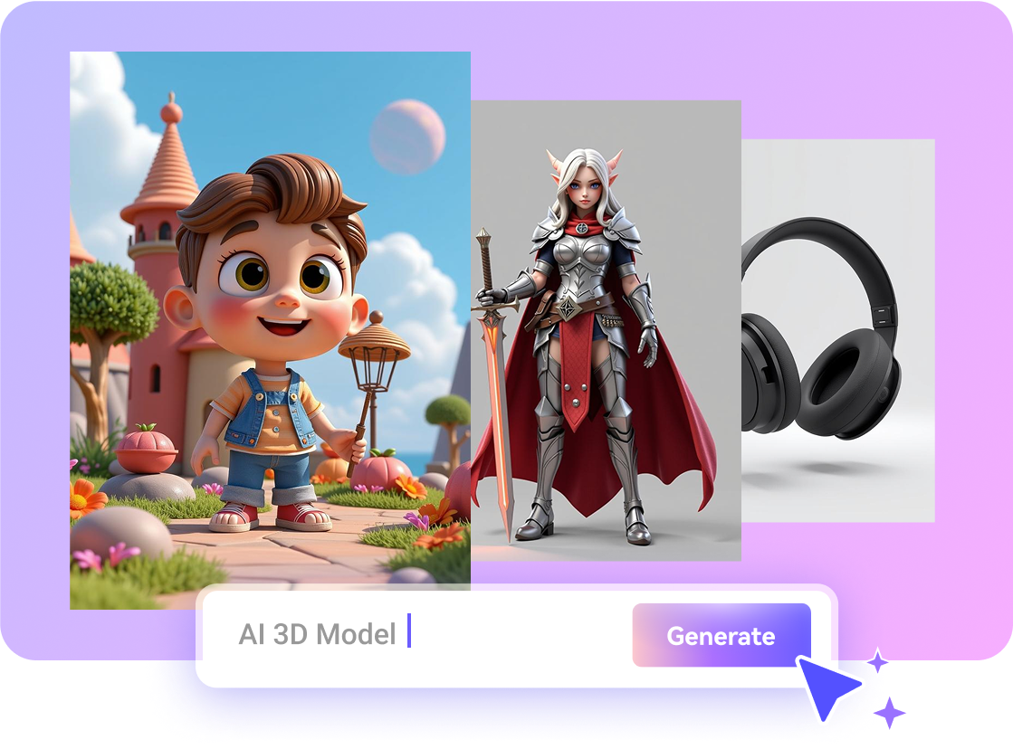 ai 3d image generator banner
