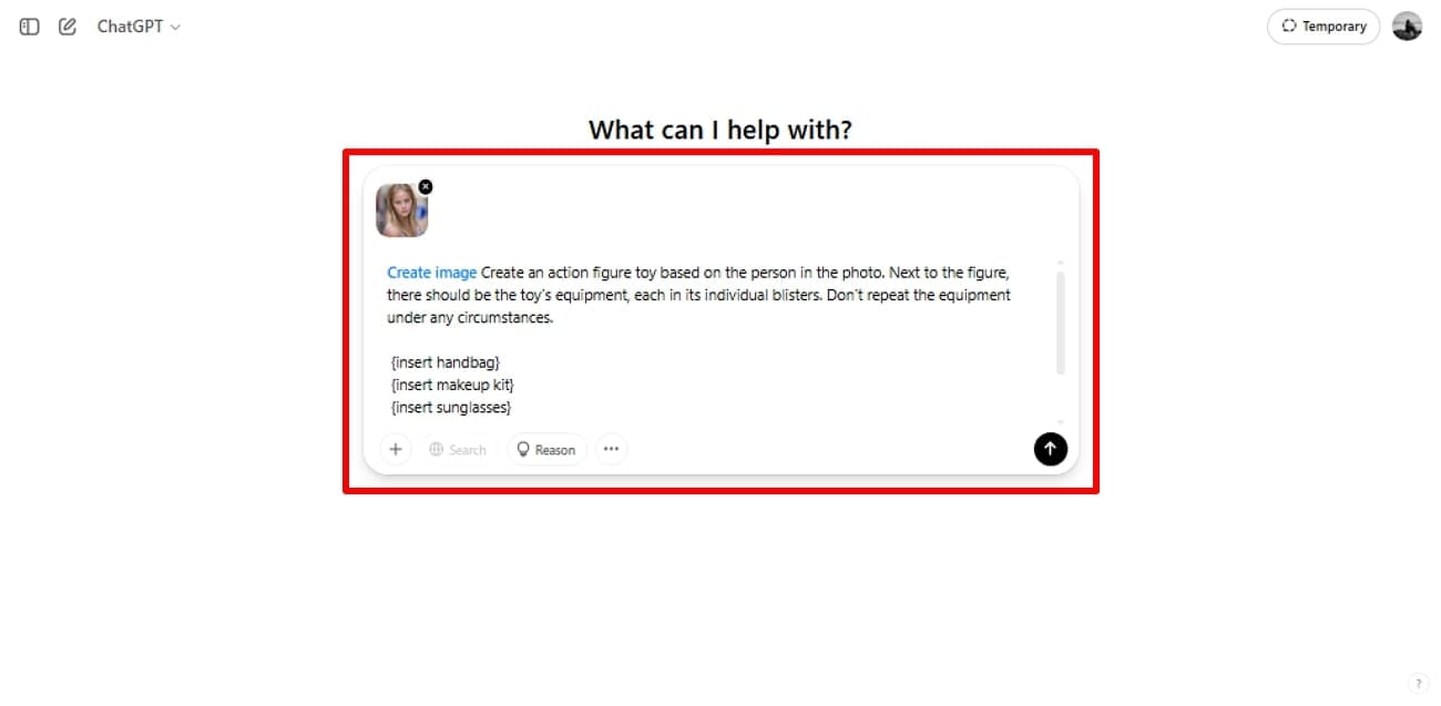 add prompt for action figure