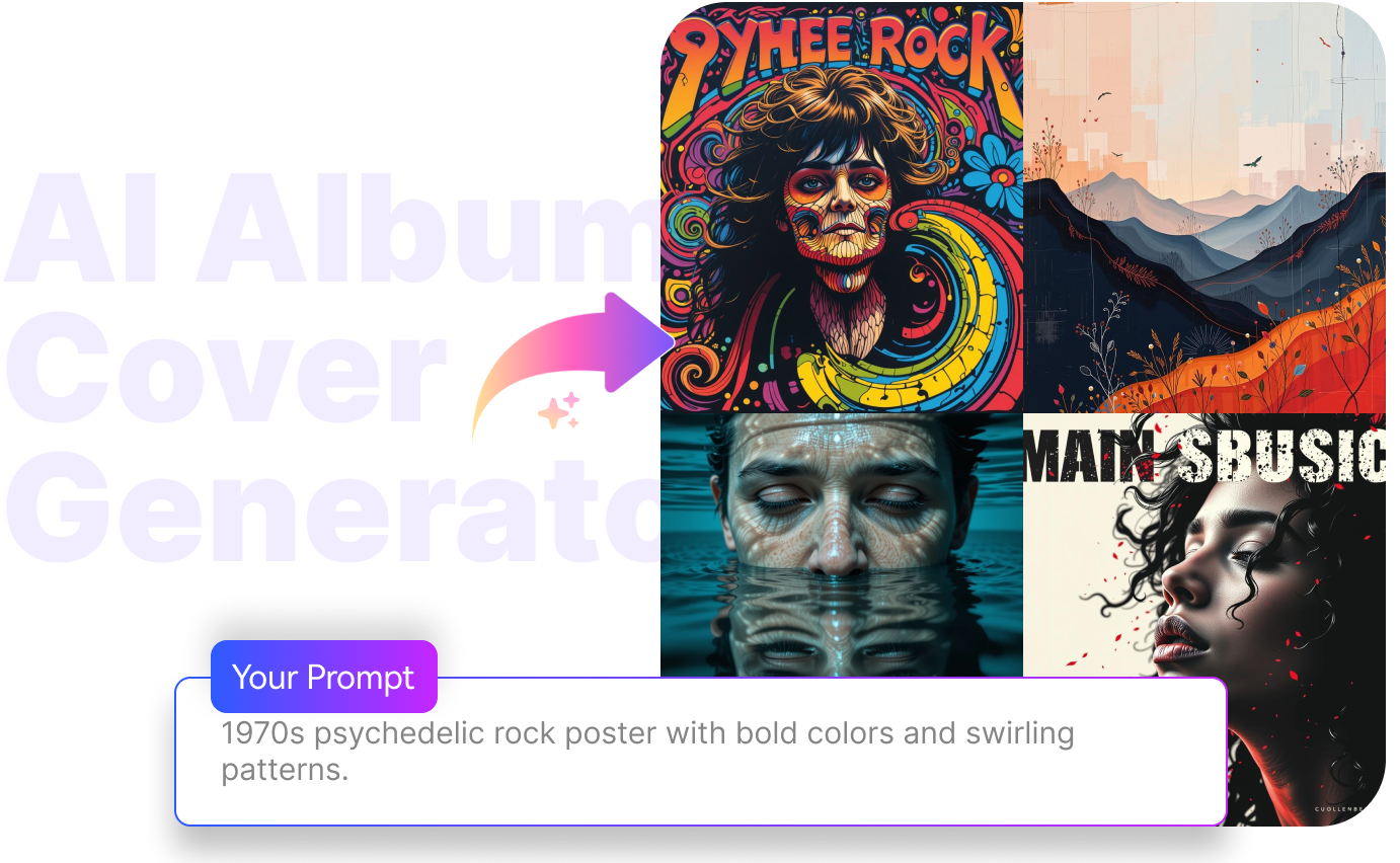 ai album cover generator banner