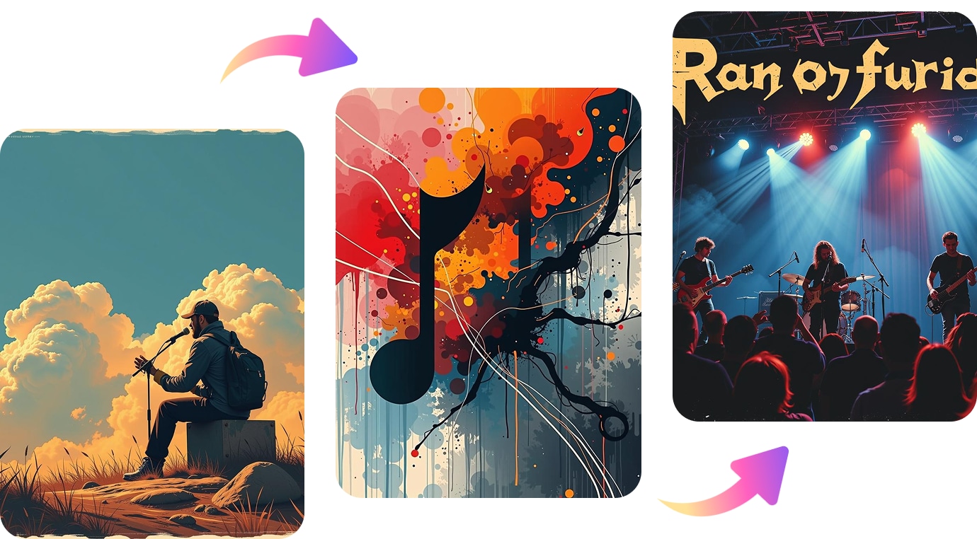 inspire album art generator with music diversity