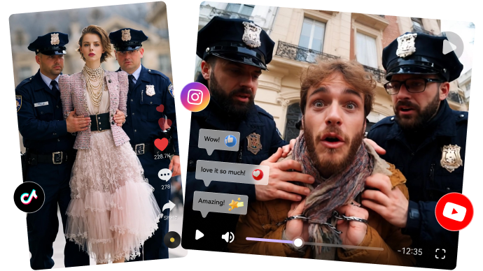 convert photo to ai arrest video online