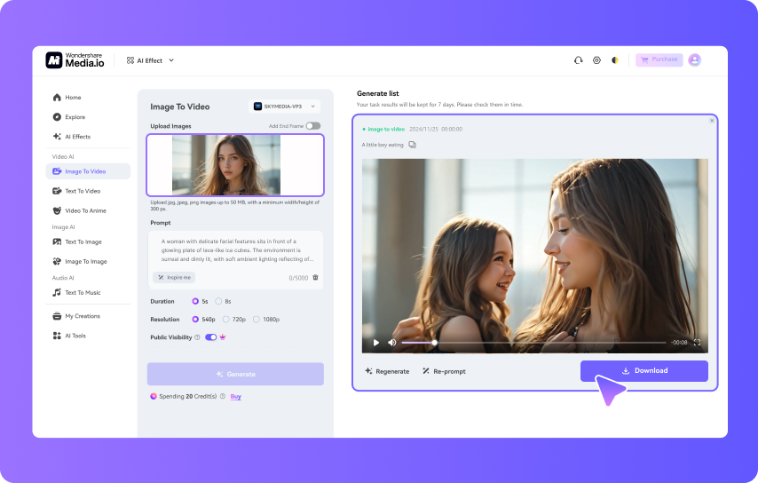 Create your mini me video