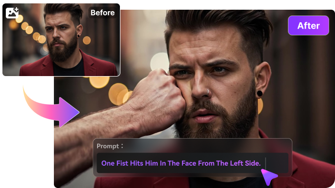 Punch Face with Stunning Effects