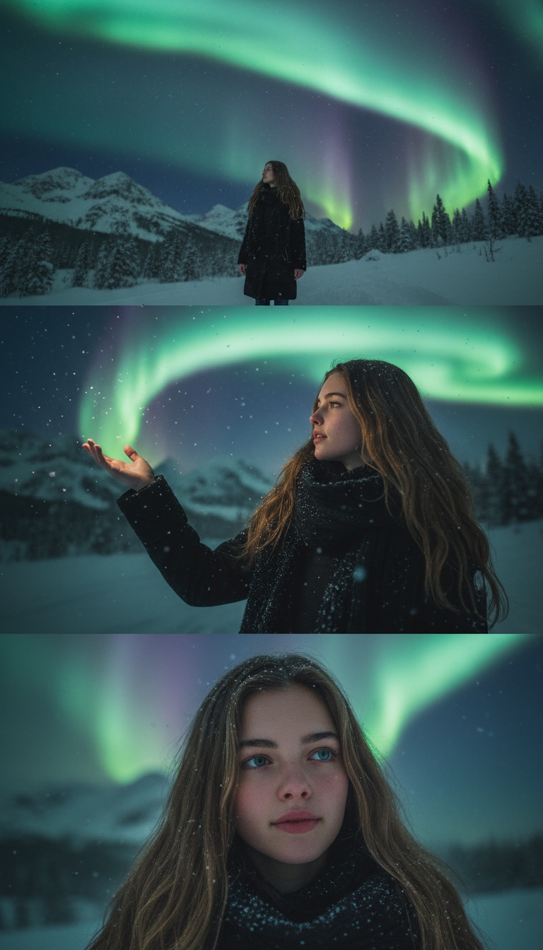 Gemini AI Aurora 3 Frame Single