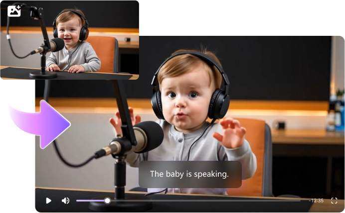 ai baby podcast video banner
