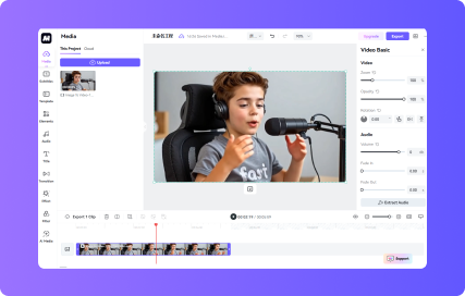 edit and download the video