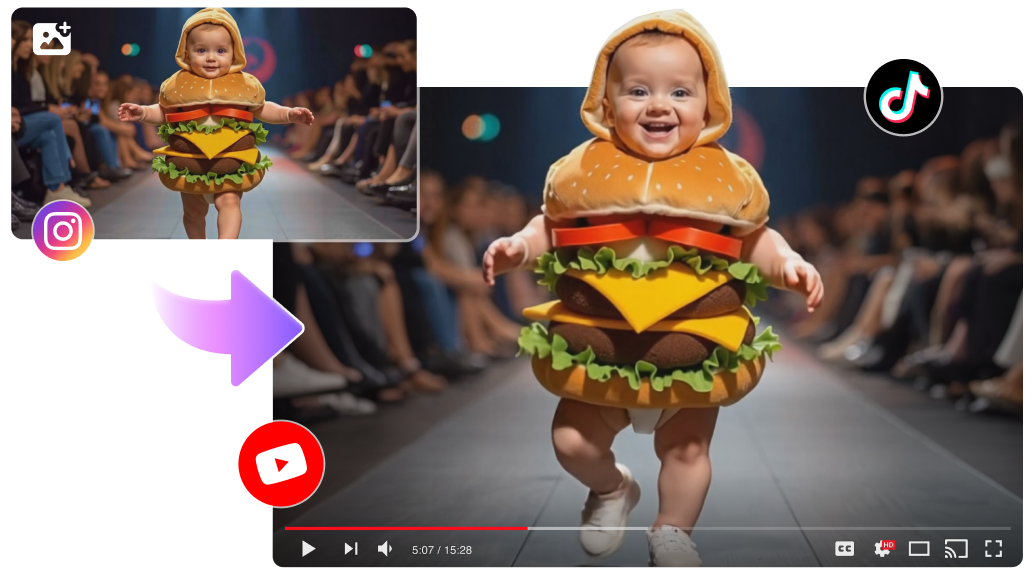 ai baby runway catwalk