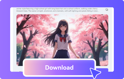 review and download the generated result