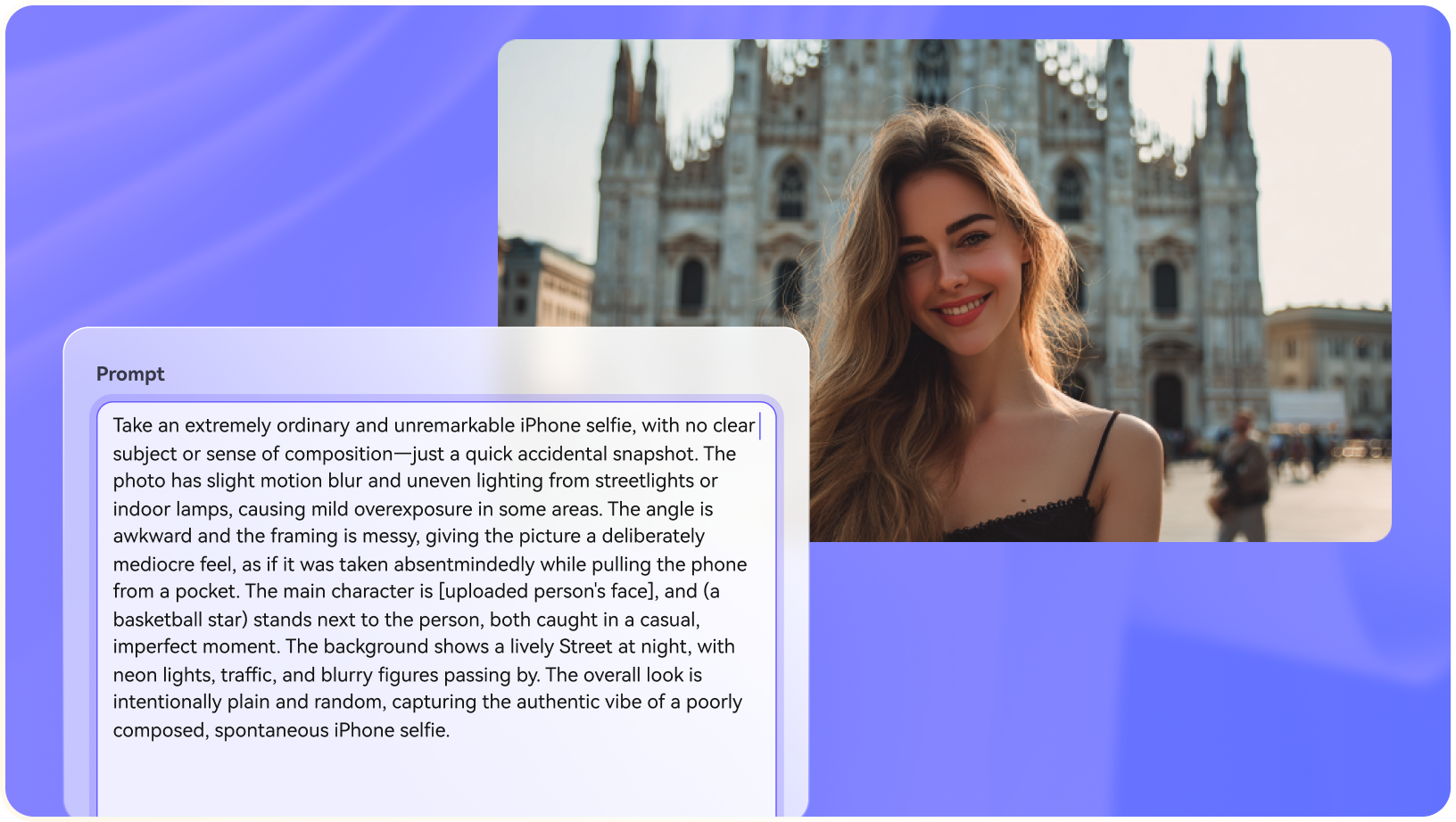 enter ai selfieprompt