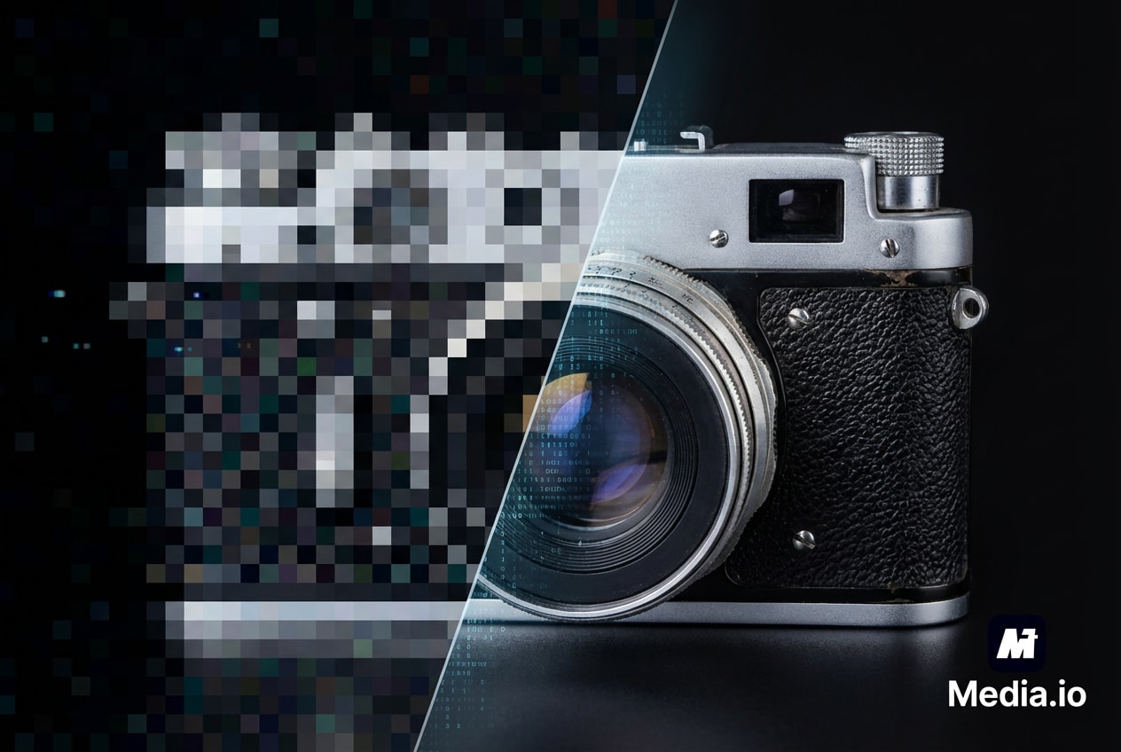 Remove mosaic and pixelation from photos with AI