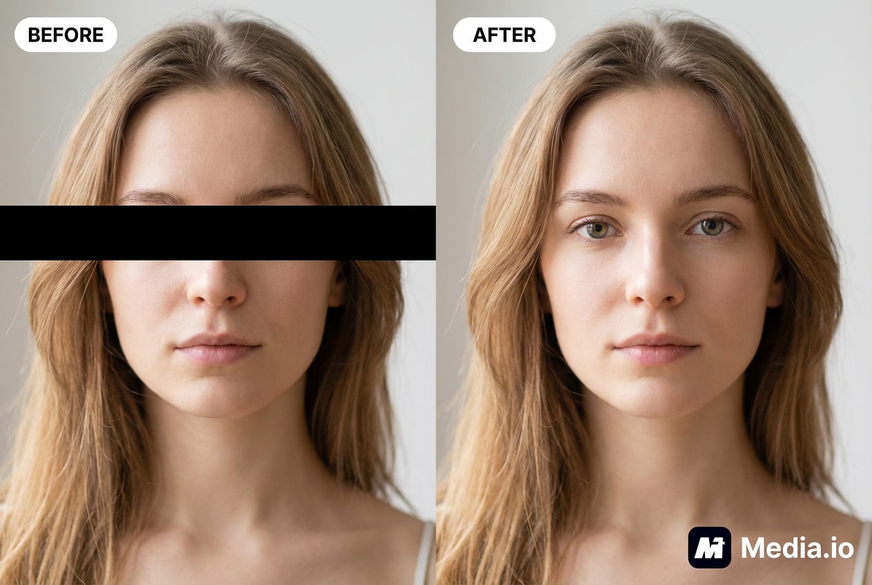 Remove black bars from non-sensitive photos with AI