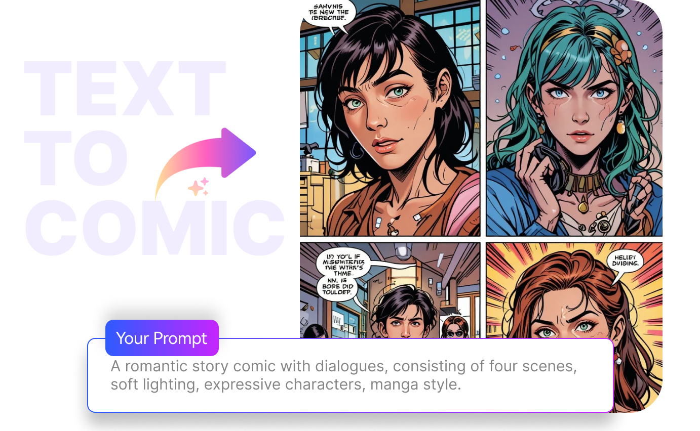 ai comic generator banner