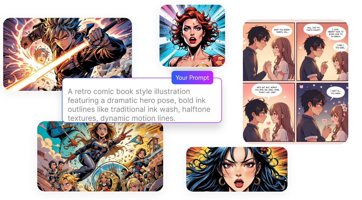turn ideas into visual stories instantly with an ai comic generator
