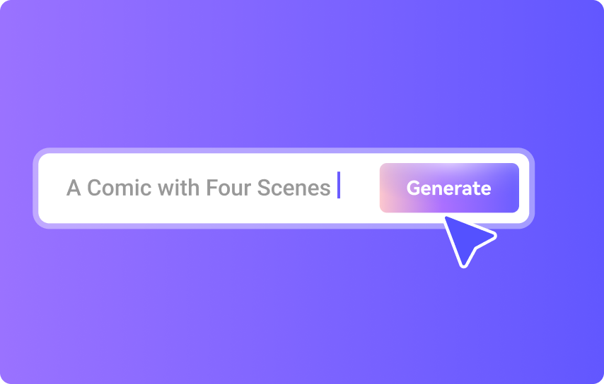 type a prompt and choose a style