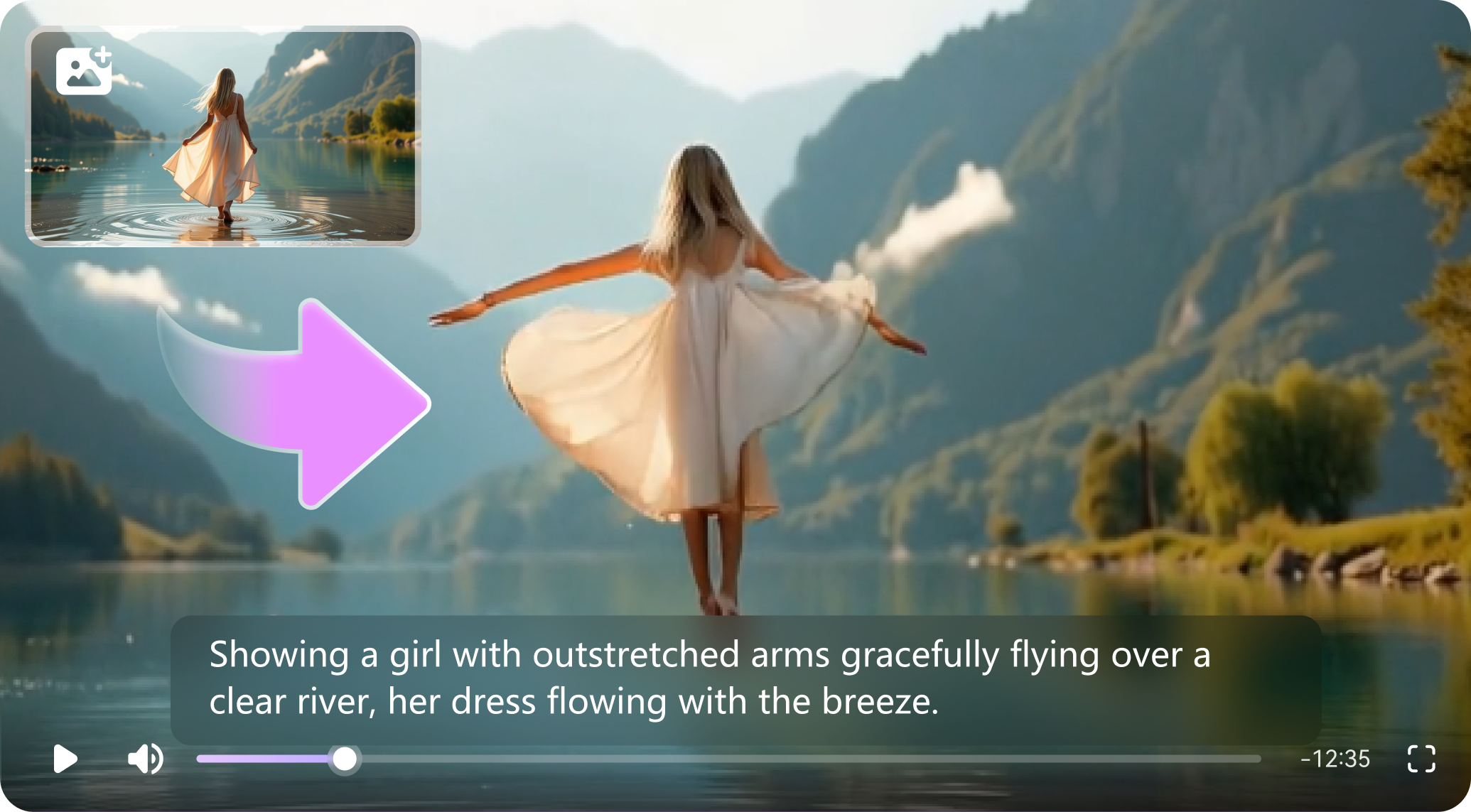 make yourself fly with AI flying effects