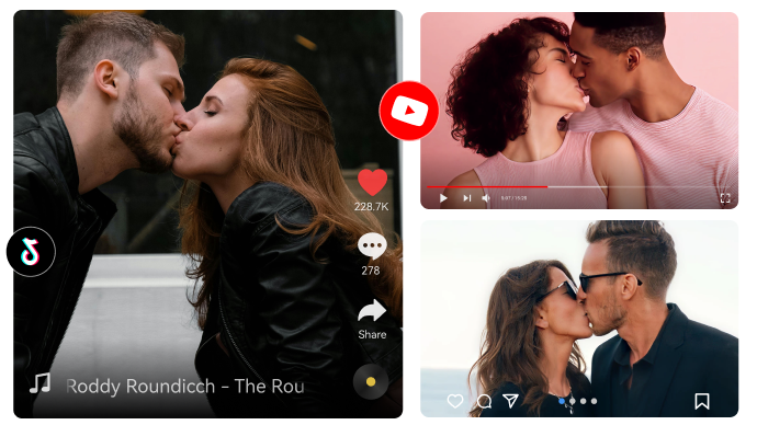 create deep kiss ai pranks and go viral on social media