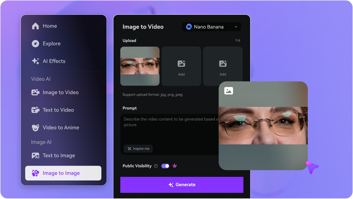 Step 1 — Upload Your Photo to Media.io
