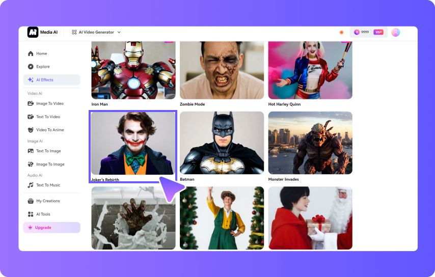 access ai video generator and drop image