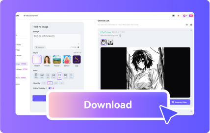 specify the aspect ratio and generate