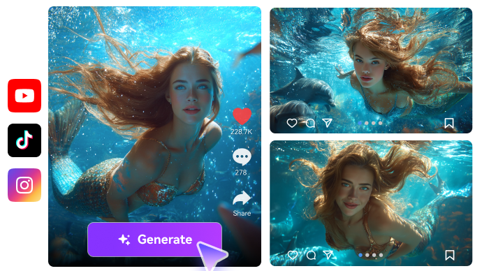 Crea Contenido Viral con el Filtro de Sirena IA