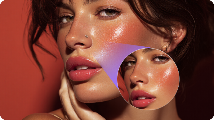 AI Replace tool for nose piercing