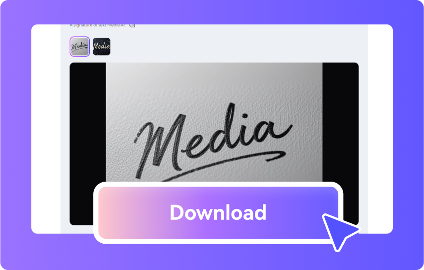 Preview and Download the Signature Design