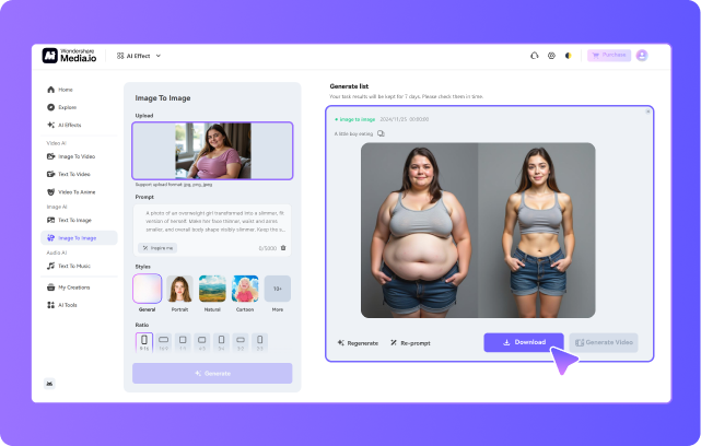 step3 Generate & Download Your Video