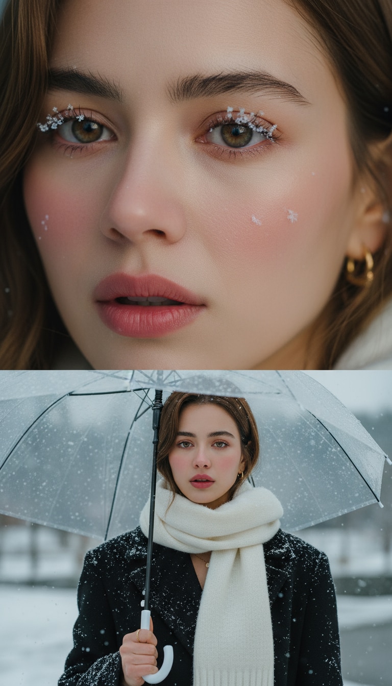 Gemini AI Snow Prompt 2 Frame