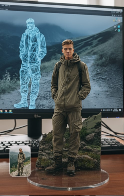 custom photo statuette ai