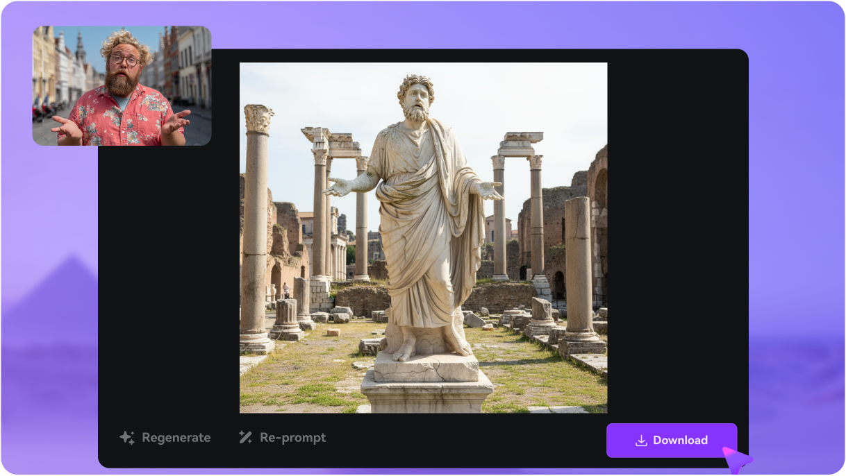 Step 3: Generate & Download Your Statue