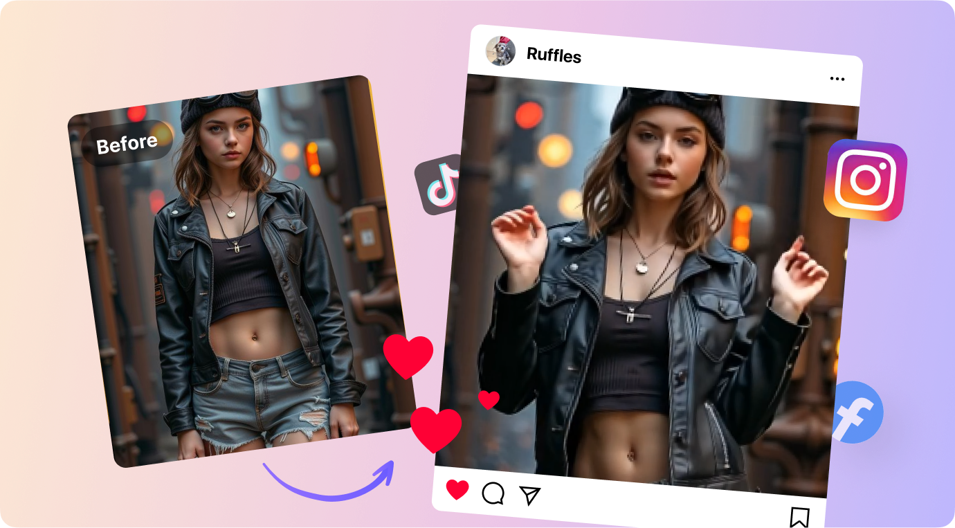 ai wings effect as social media filter