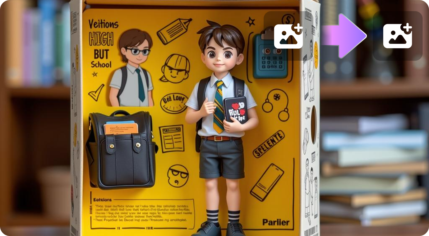 turn your photo into toy box art automatically