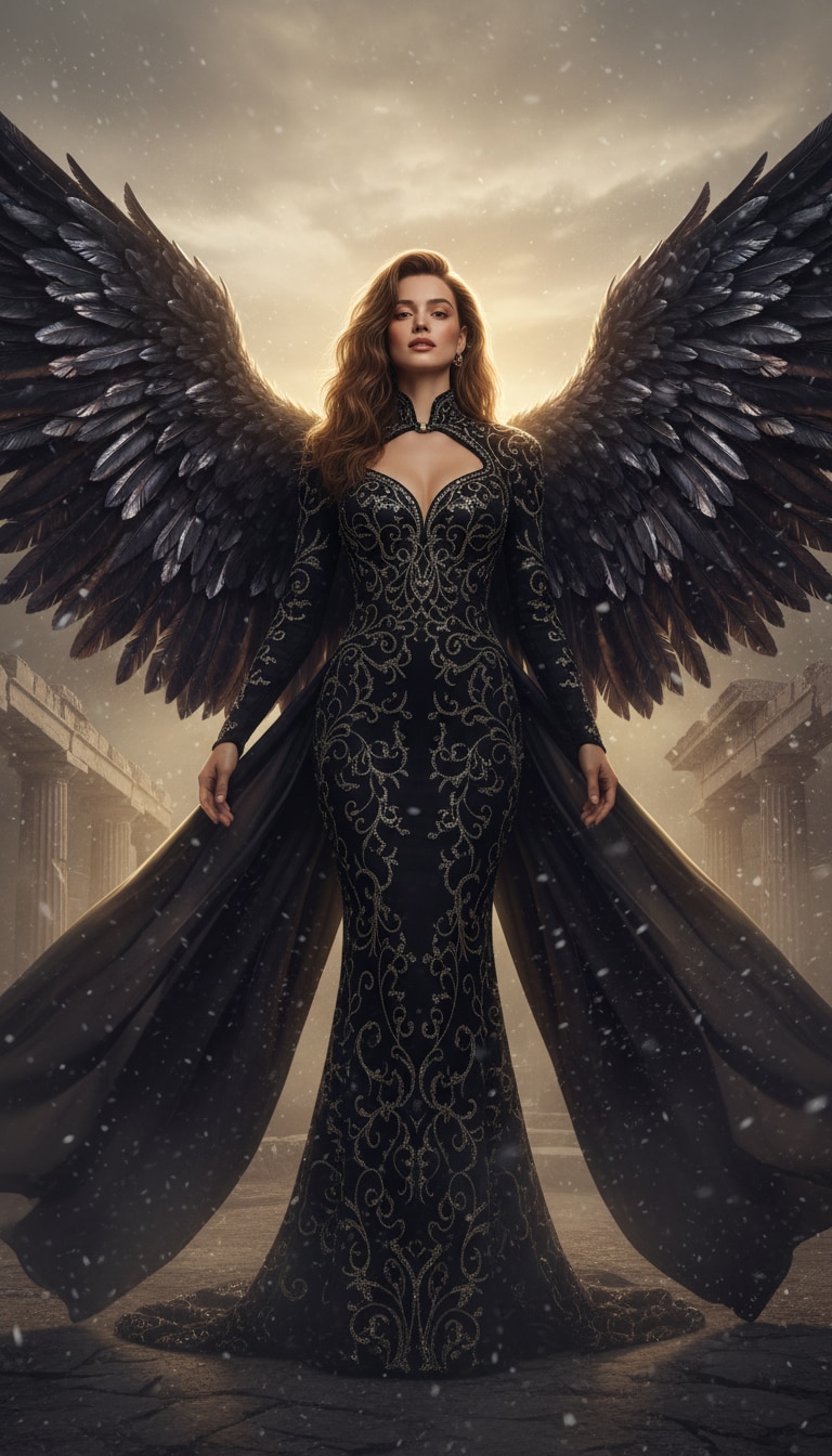 Gemini AI dark angel 1 frame