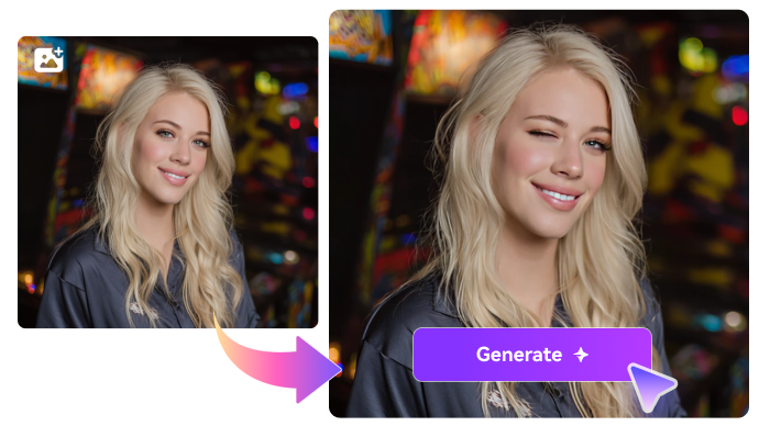 change expressions with ai face wink
