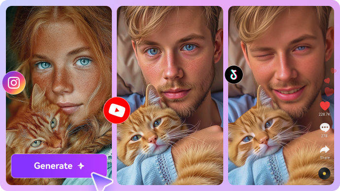 add winking photos to social media