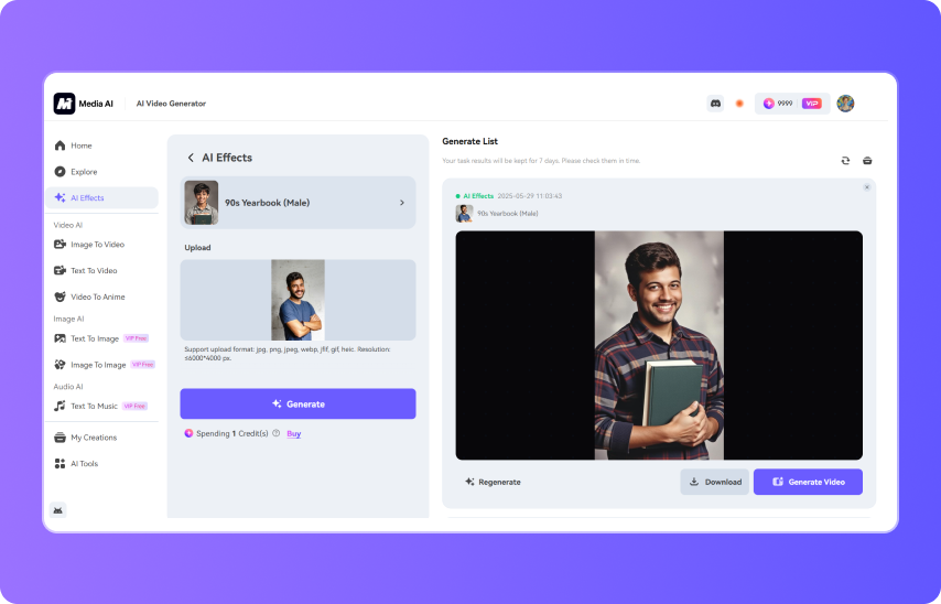 download the AI-generated yearboook