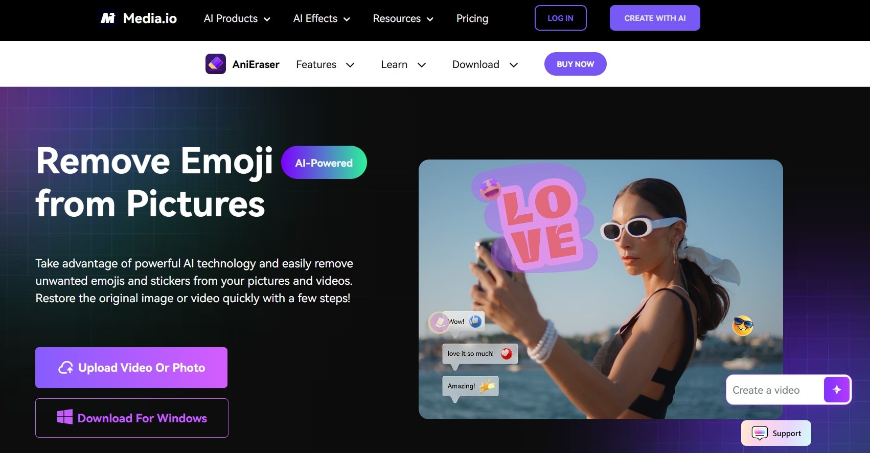 AniEraser Picture Emoji Removal
