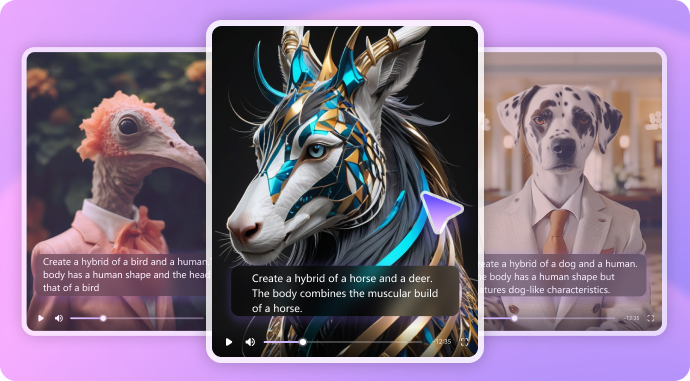 human to animal hybrid banner