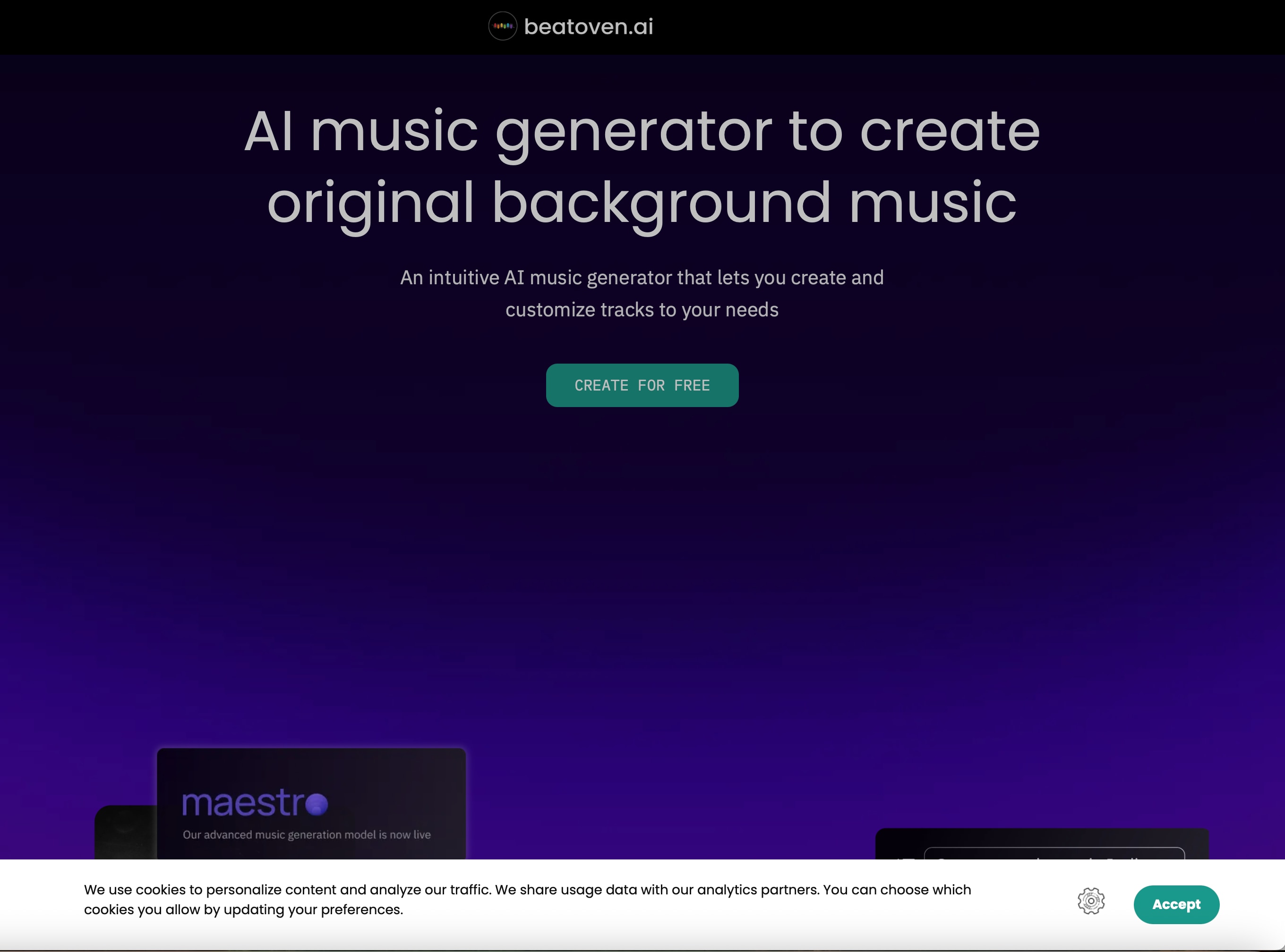 Beatoven.ai Musci Tool