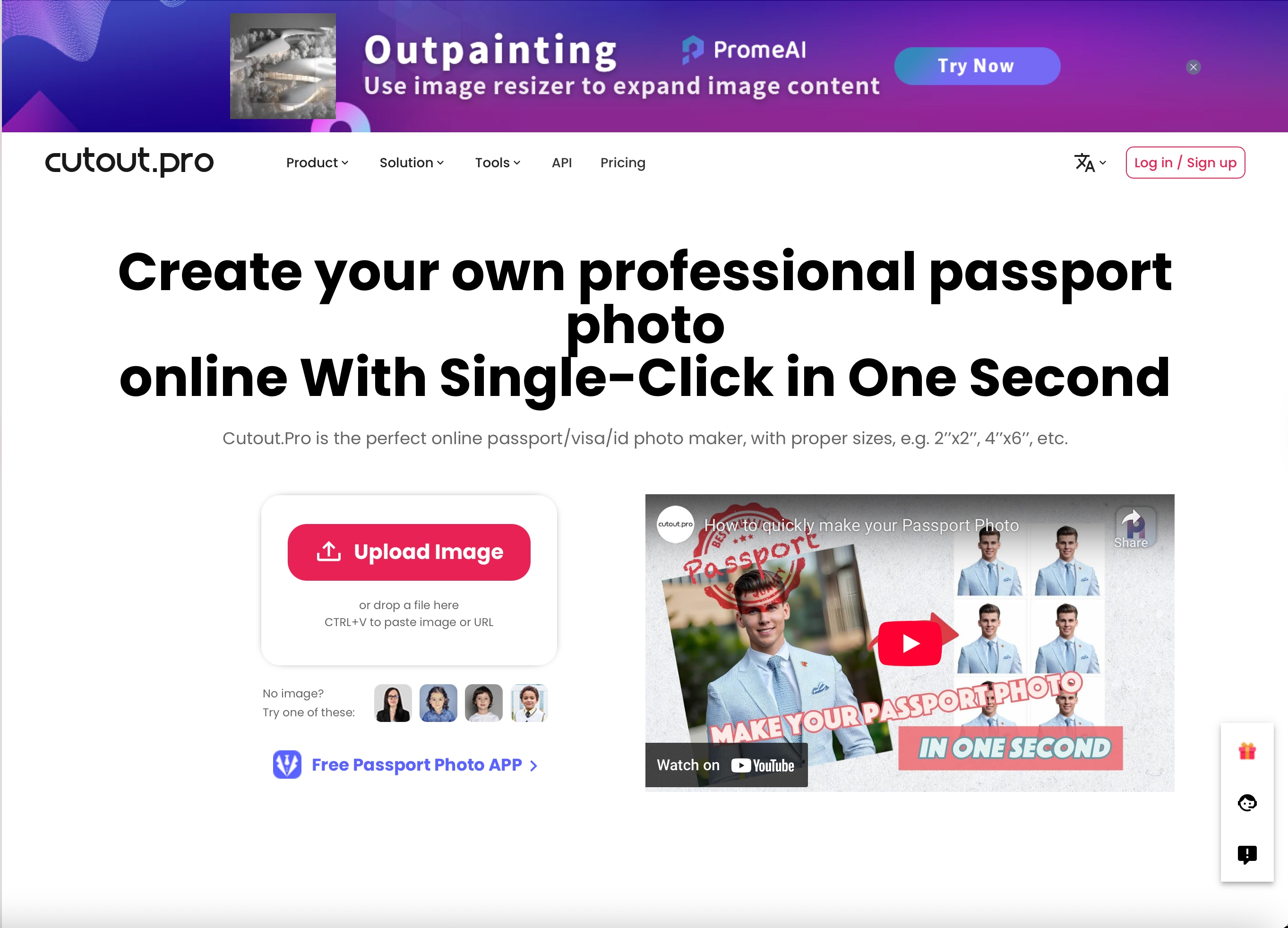 Cutout Pro Purple Passport Maker